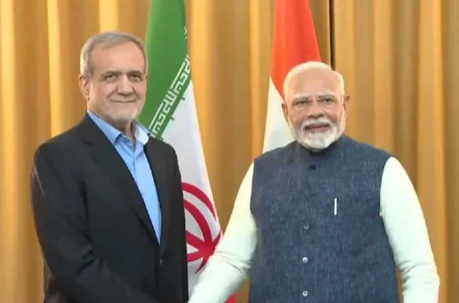 PM Modi, Iran’s Pezeshkian hold bilateral meet on sidelines of BRICS in Kazan